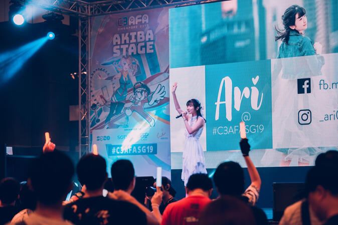 Ari Anjou @ C3 Anime Festival Asia 2019